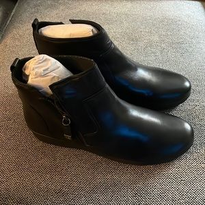 Sol Casual Booties Black Leather